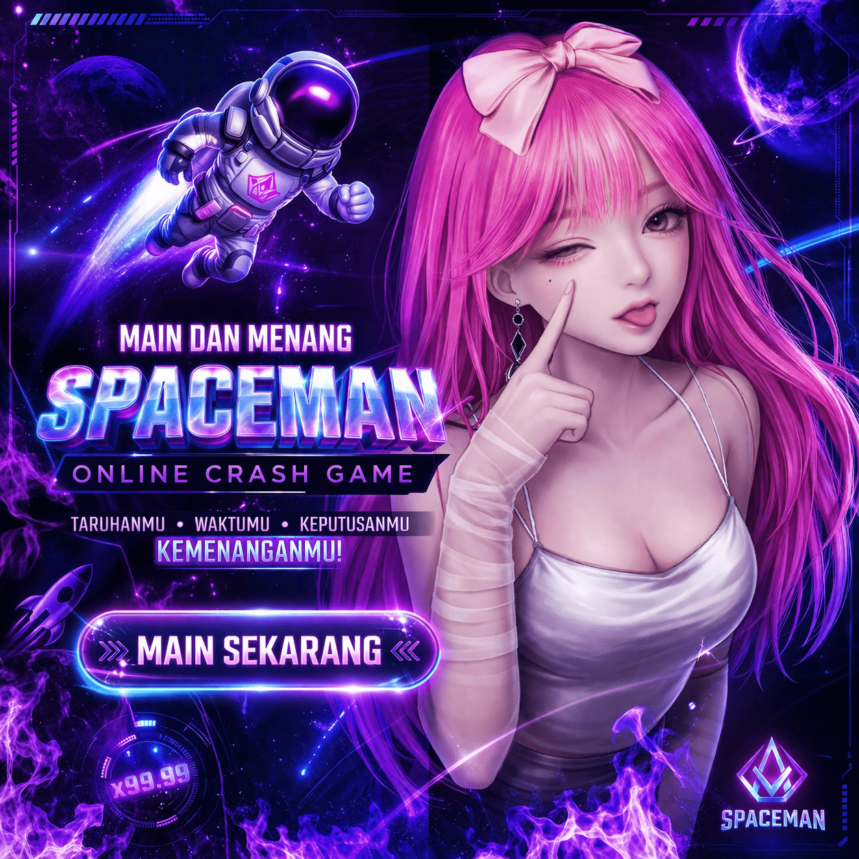 Spaceman Online Konsep Sederhana dengan Ketegangan Tinggi
